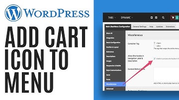 How to add Woocommerce cart icon to menu - Easy 2022 tutorial