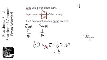 Fractions: Find Fraction of Amount From Worded Question (Grade 2) - OnMaths GCSE Maths Revision