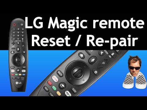 LG Magic Remote Re-pair / Reset Fix