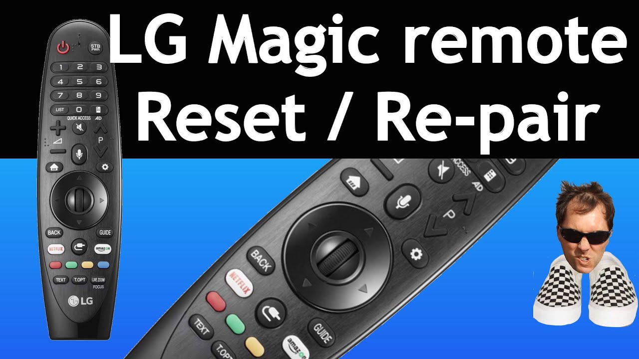 LG Magic Remote Re-pair / Reset Fix - YouTube