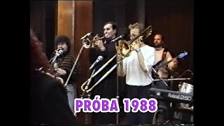 Próba zespołu muzycznego rok1988