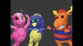 Horror at The Backyard Nicktoons Leaked Image: Pablo & Uniqua vs Tyrone