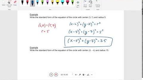Chapter 1.9 - Distance and Midpoint Formulas; Circles