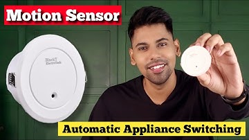 Best Mini Recessed Motion Sensor Switch for Home | BlackT  BT31MR Microwave Motion Sensor for Lights