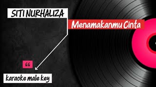 Karaoke Male Key Version | DATO' SRI SITI NURHALIZA - Menamakanmu Cinta .