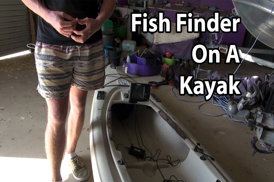 How to install a fish finder on a kayak YouTube