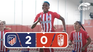 Resumen Atlético de Madrid vs Granada CF | Jornada 10 | Liga F