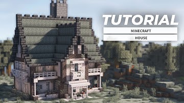 Minecraft: How to Build a Large Pale Oak House (Tutorial)