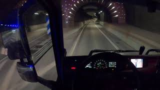 Truck Driving in pouring rain - new Volvo FH 500 | Orminge to Tyresö #ASMR