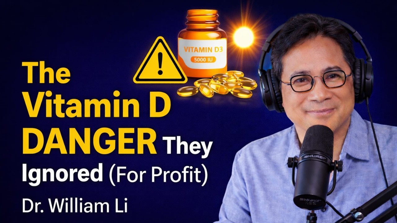 The Vitamin D DANGER They Ignored (For Profit) | What Science Really Shows | Dr. William Li