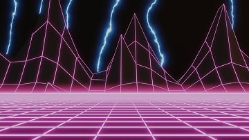 Synthwave Background Loop, Energy, 80s, Retro Video Background | Free Stock Footage