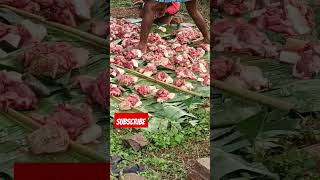 shorts viralvideos trending porkmeat Village meat cutting style ytvideos