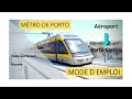 Comment utiliser le Métro de Porto entre l´aéroport et le centre de Porto