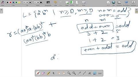 2.7 | Automata | Regular Expression for L={ a^n b^m and n+m=odd} | Dr. Pushpa Choudhary