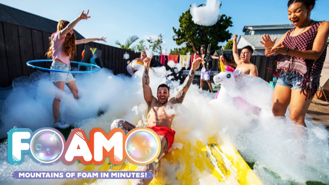 Step Up Your Summer Party Game with FOAMO Foam Machine!