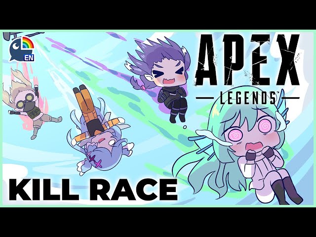【APEX LEGENDS】 KILL RACE CHALLENGE 【NIJISANJI EN | Finana Ryugu】| Ft. Selen, Elira, & Reimuのサムネイル