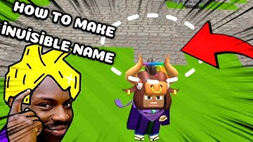 How To Make İnvisible Name in Blockman Go