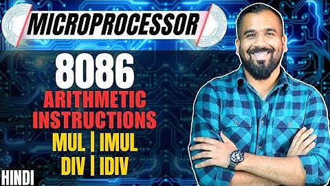 Arithmetic Instructions in 8086 Microprocessor Part-2 Explained in Hindi