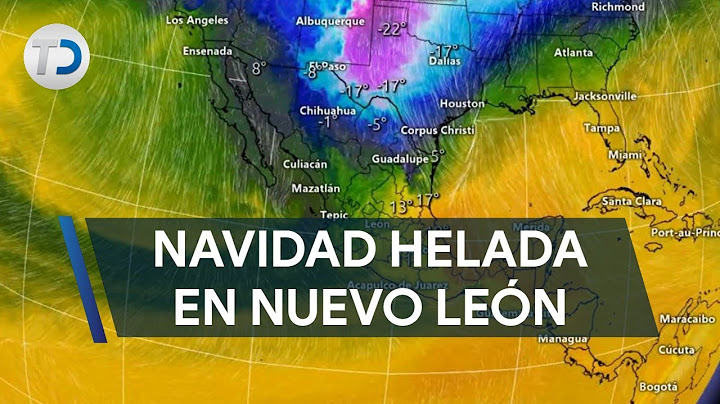Aire ártico causará temperaturas bajo cero durante Navidad en NL