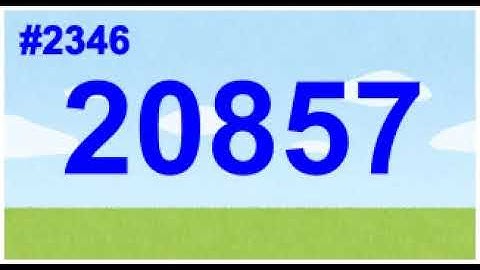Count up 2301st to 2400th prime numbers! 1st channel.