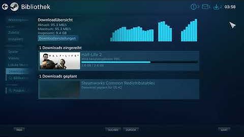 Unraid Steam/Lancache-Test in Steam Big-PictureMode