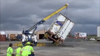 Training day 4 8 2016 mid air inversion rollover Midwest Truck 1150R