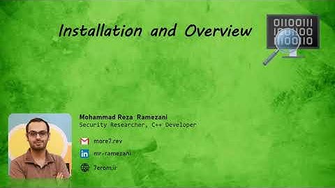 windbg in usermode - Chapter 01: Installation and Overview