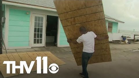 Tropical Storm Beryl moves across Texas