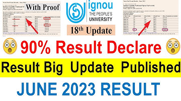 😲{Breaking News} 90% Result Declare | June 2023 Exam Result Big Update Published ,Grade Card Updated