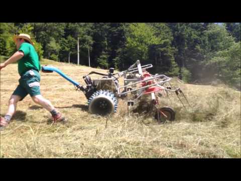 Video: Wagen Für Den Handgeführten Traktor 