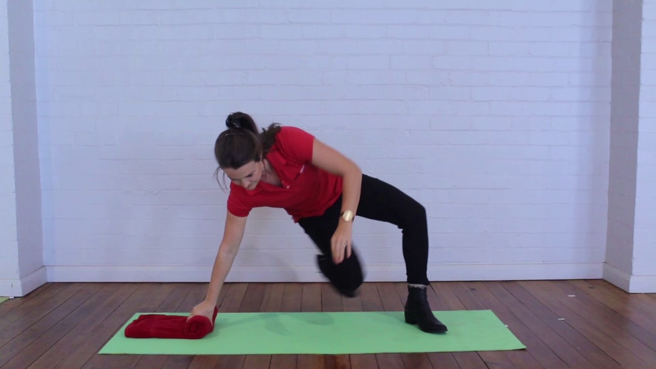 Neck Rolled Towel Exercise