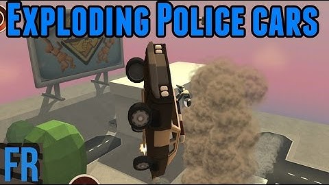 Exploding Police Cars - Turbo Dismount