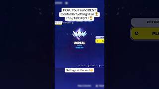 BEST Settings To EDIT Fast on Controller! 🎮 Sensitivity Guide for PC &amp; Console (Fortnite PS5)
