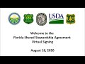 Florida Shared Stewardship Signing Ceremony