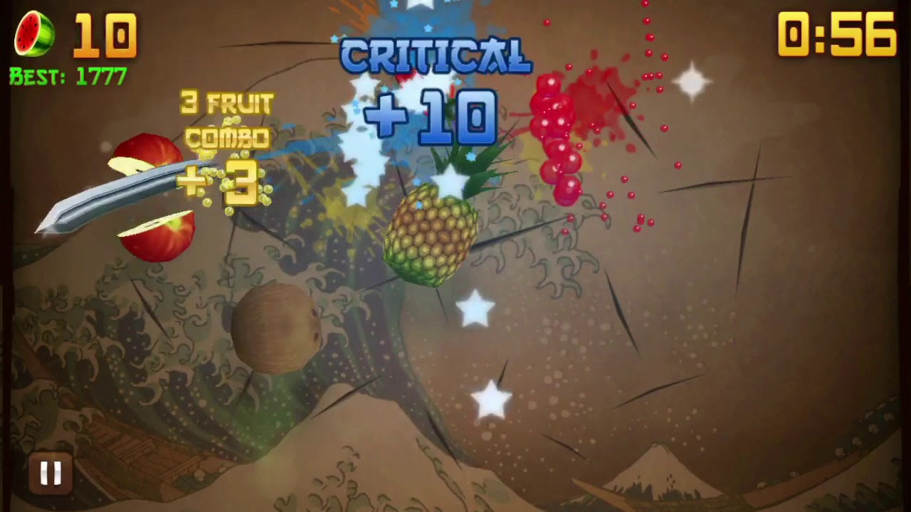 Fruit Ninja (Play with Michkillya Blade) 1 YouTube