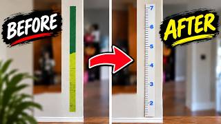 How to Make a Wooden Growth Chart Ruler Using a Dremel