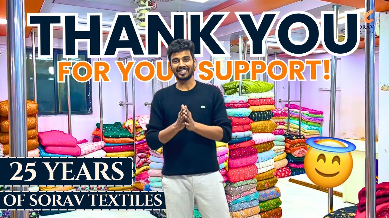 Thanks for your support - Sorav Textiles expresses its gratitude to its customers 