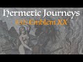 Hermetic journeys 32 emblem xx of atalanta fugiens
