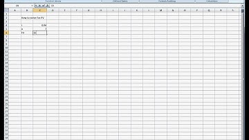 Sean reveals the secrets of calculating PV of a lump sum using Excel