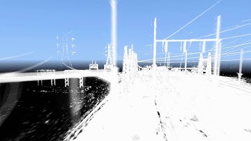 Non Colorized Laser Scan Point Cloud Flythrough