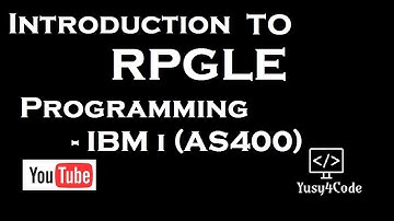 Introduction to RPGLE programming for beginners | yusy4code