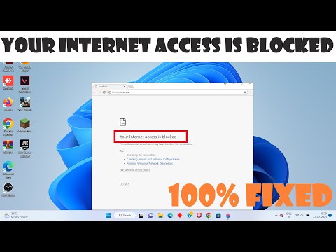 Your Internet access is blocked - ERRNETWORKACCESSDENIED - Windows 111087
