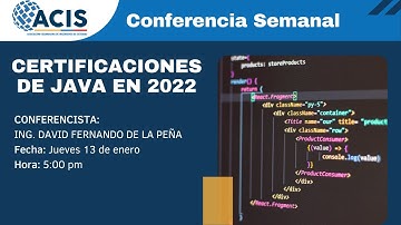 Certificaciones de Java en 2022