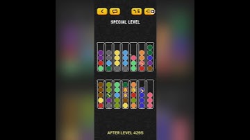 Ball Sort Special Level - Locked Ball (after Level 4295)