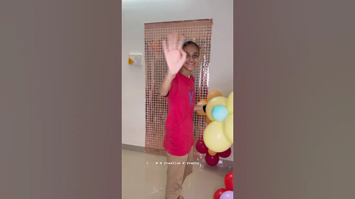 Birthday decoration ideas at home | balloon decoration ideas #shorts #balloon #decorationideas #yt
