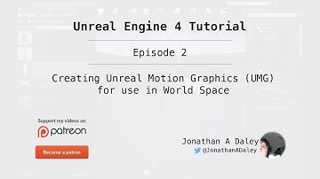 Unreal Engine 4 Tutorial - Ep2 - Creating Unreal Motion Graphics (UMG) for use in World Space