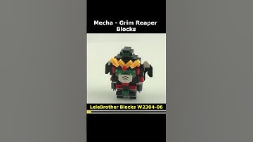 Mecha - Grim Reaper W2304-06 Mini Blocks Preview #lego #brick #miniblock #nanoblock #block
