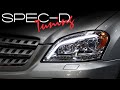 SPECDTUNING INSTALLATION VIDEO: 2006-2008 MERCEDES W164 ML-CLASS PROJECTOR HEADLIGHTS