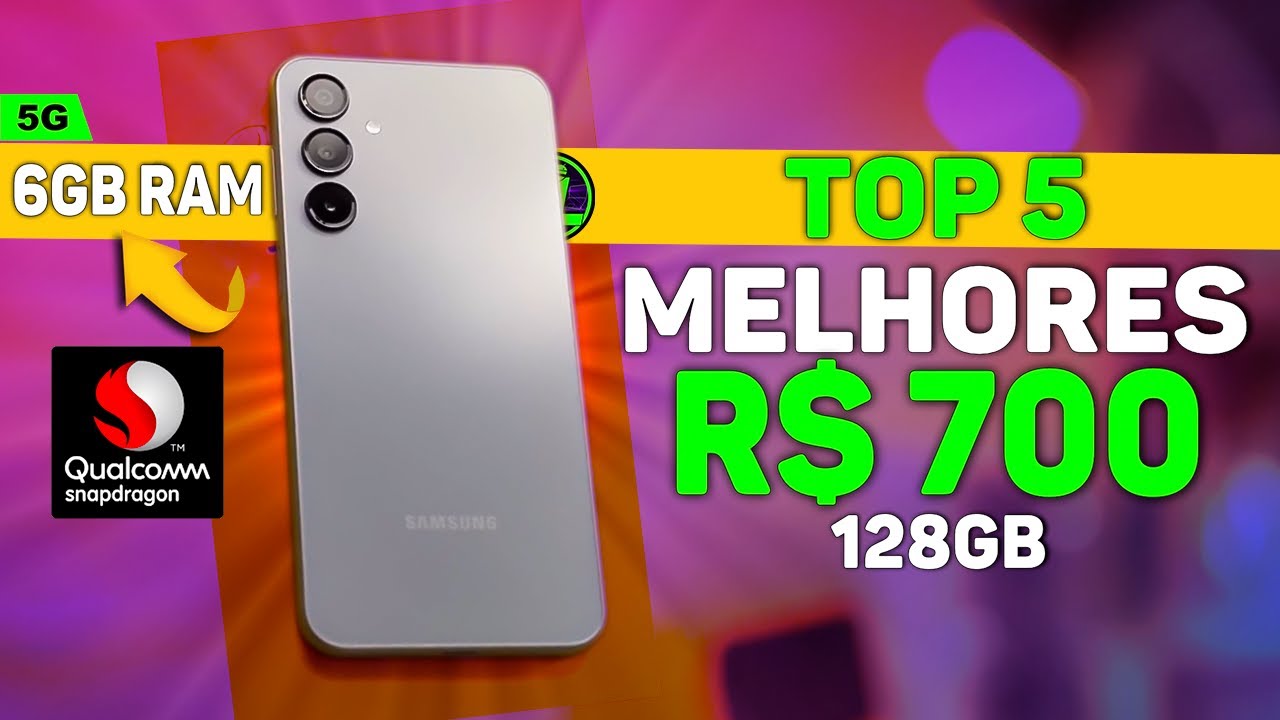 5 CELULARES que RODA JOGOS até 700 Reais BOM e BARATO - YouTube
