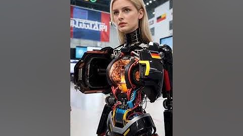 🇩🇪 Germany’s No.7 – A Glimpse Into the Robotic Future  #robot #humanoid  #athlete #Olympics #aiart